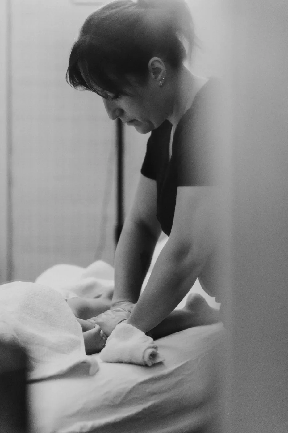 Laure pendant un massage bien-être personnalisé à Gauriaguet
