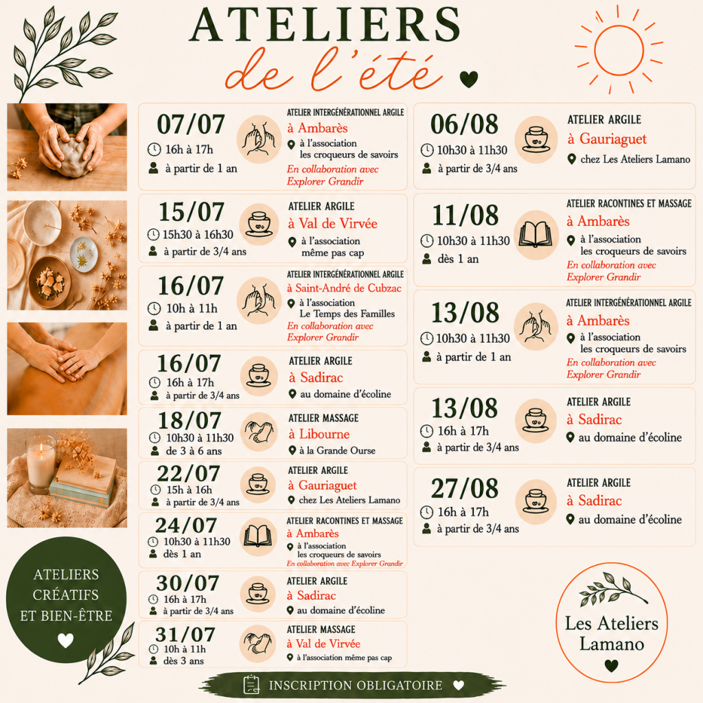 atelier créatif et bien être en gironde